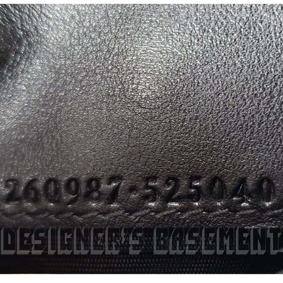 GUCCI Mens black Leather MICRO GUCCISSIMA GG embossed Bi-fold wallet new in Box! - Picture 5 of 5